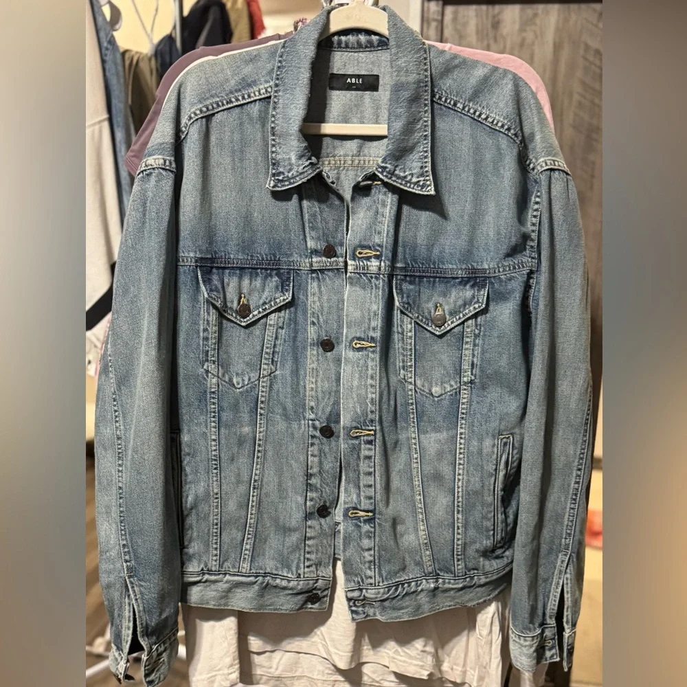ABLE ‘The Merly Jacket’ Denim Jacket - Picture 3 of 9
